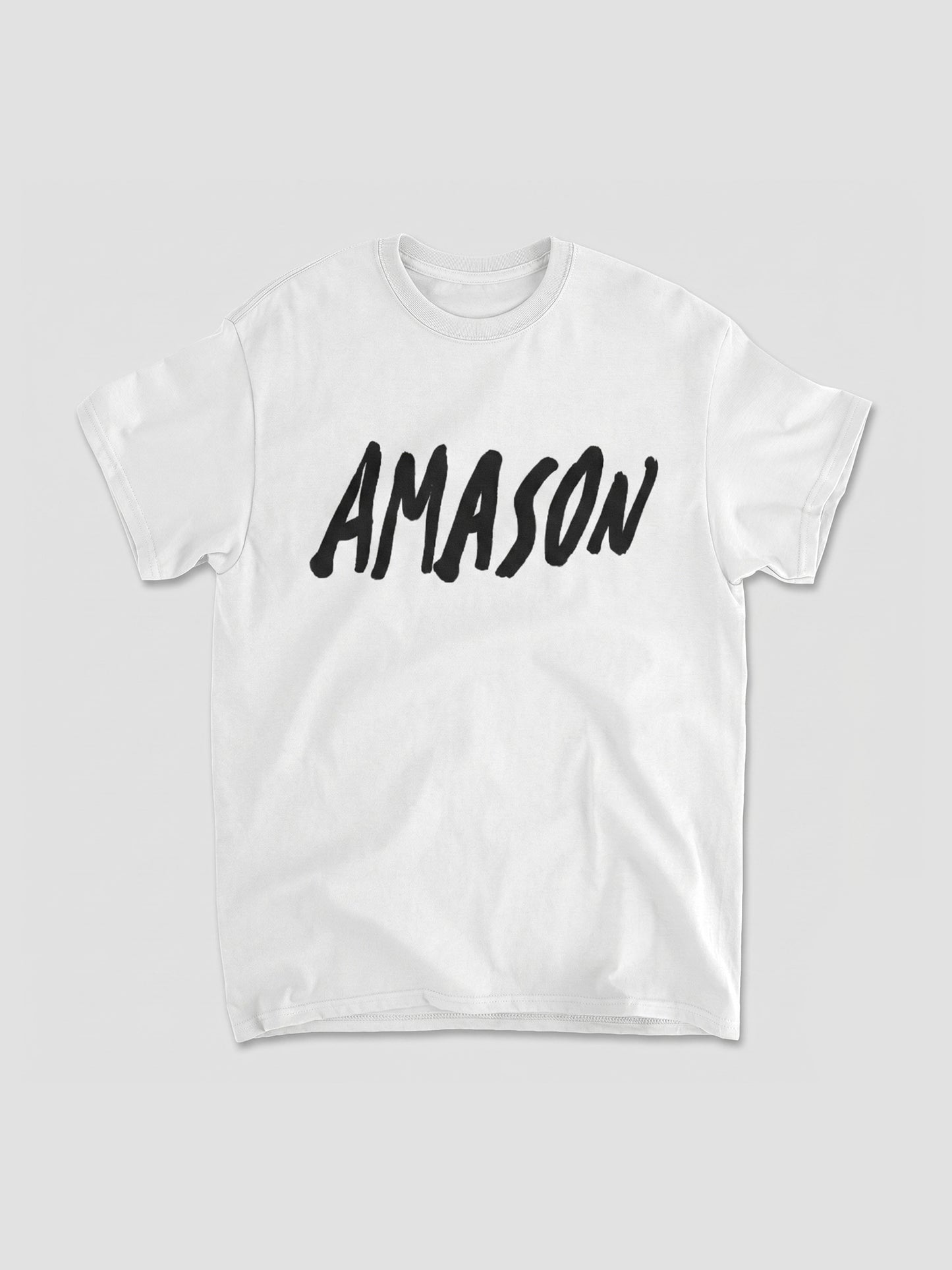 Amason - T-shirt Logo White
