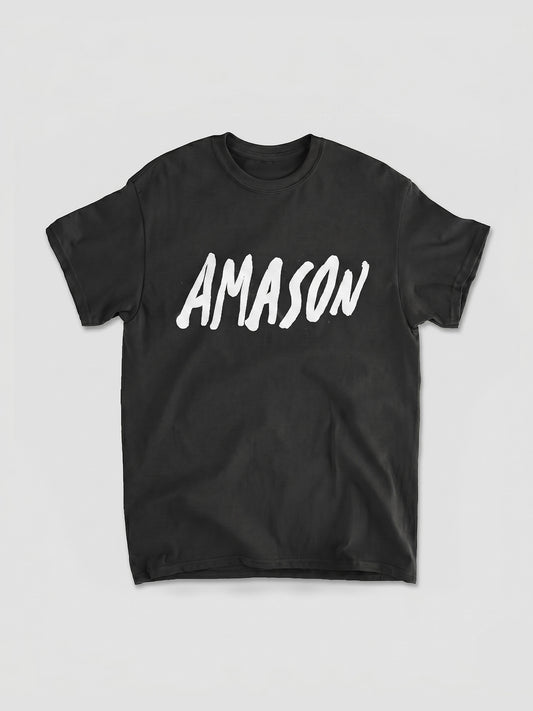 Amason - T-shirt Logo Black